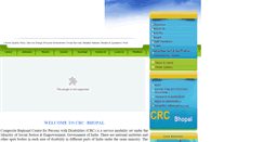 Desktop Screenshot of crcbhopal.nic.in